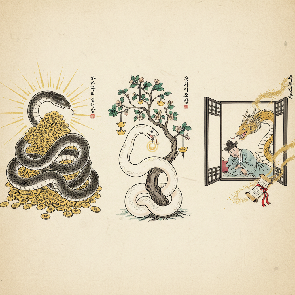 징그러운 뱀이 내 몸을 감았다면? 3월 말, 재물운이 터지기 직전 꾸는