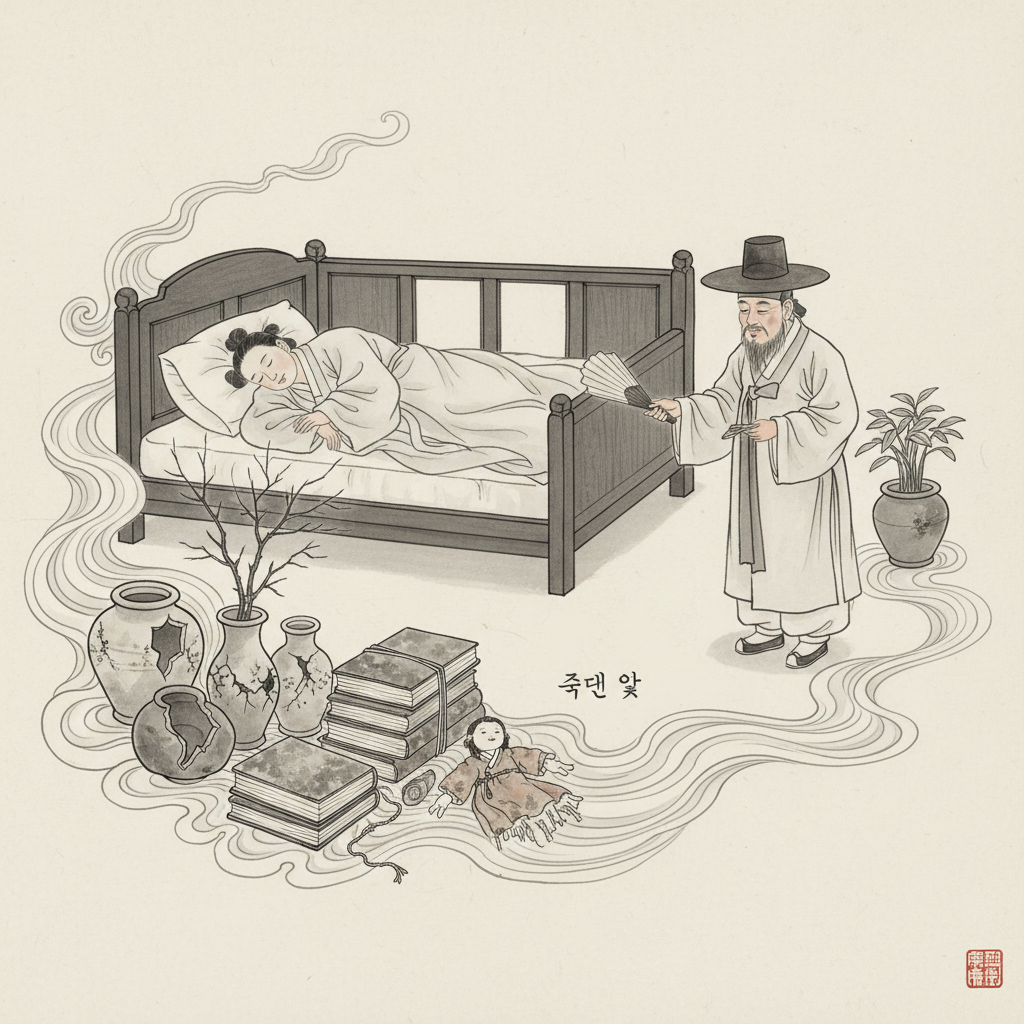 혹시 침대 옆에