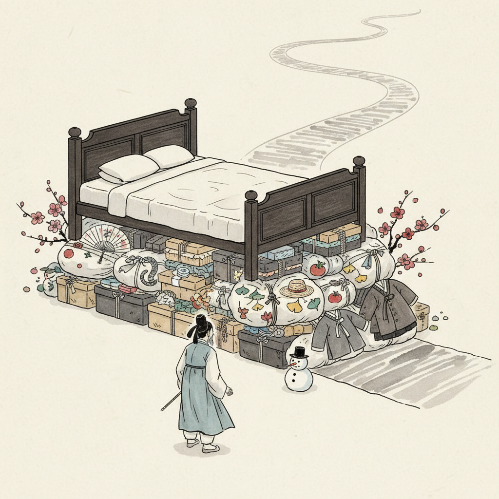 혹시 침대 옆에